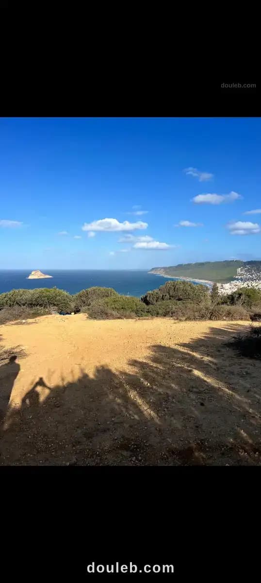 Terrain rafraf 1185 m2 vue panoramique 190 dt m2 à Bizerte