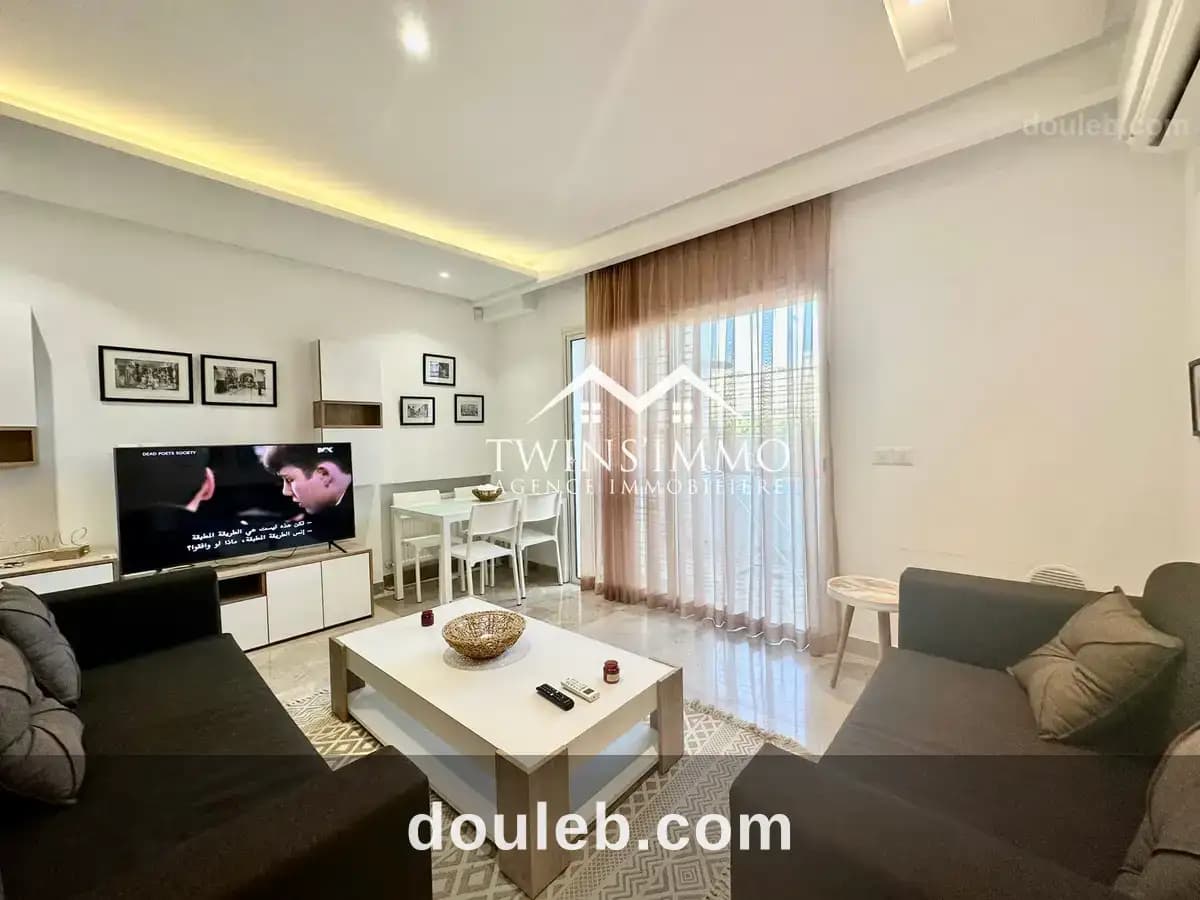 Appartement s1 meublé aux jardins de carthage à Tunis