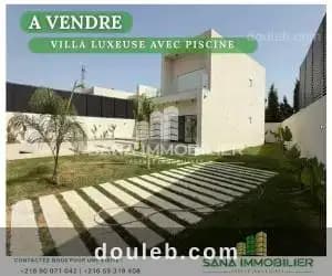 A villa de luxe avec piscine ref581a à Nabeul