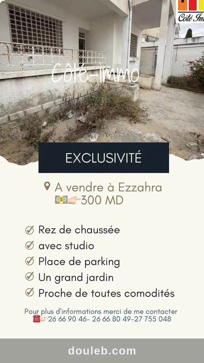 Maisons ezzahra à Ben Arous