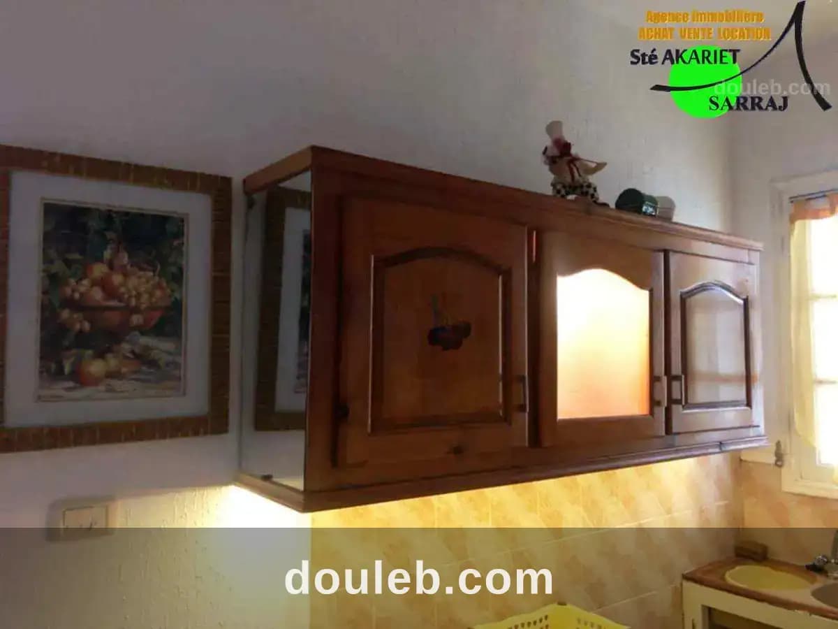 Terrain clôturé 471m avec studio s1 à chatt mariem - Miniature 4