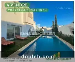 A villa s4 avec piscine ref587a à Nabeul