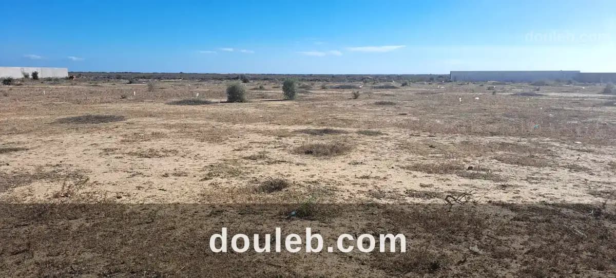 E un lot de terrain route gp1 yassmine hammamet à Nabeul