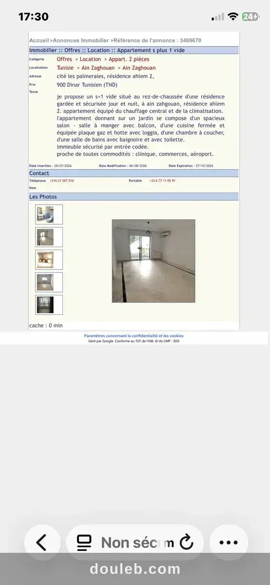 Appartement non meuble - Miniature 5