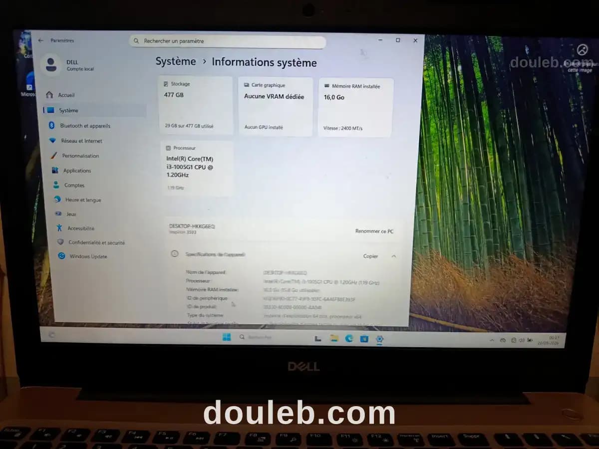 Dell i3 10 gen ndhif - Miniature 3