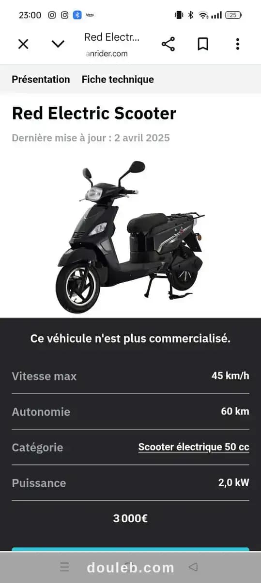 Scooter électrique red e - Miniature 4