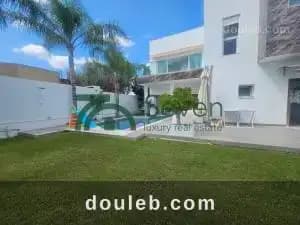 Une villa s3 avec piscine la soukra ref551a à Ariana