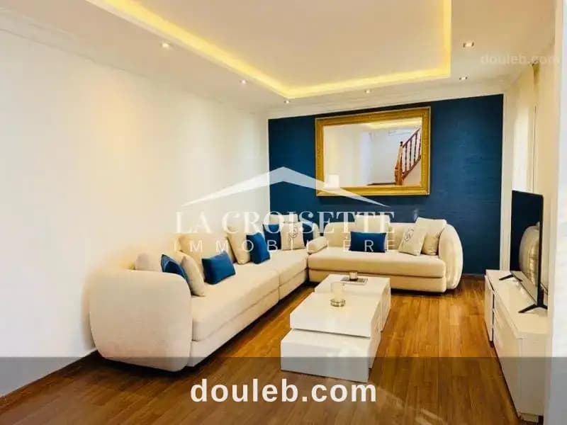 Duplex meublé s2 avec vue sur mer à la marsa - Miniature 2