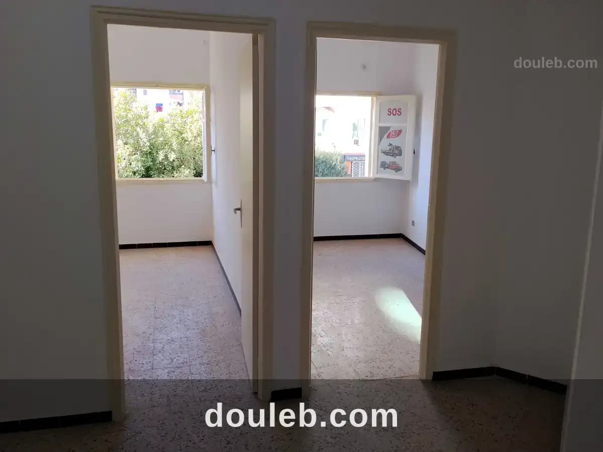 Appartement 2 pièces usage bureau ou habitation à Sfax