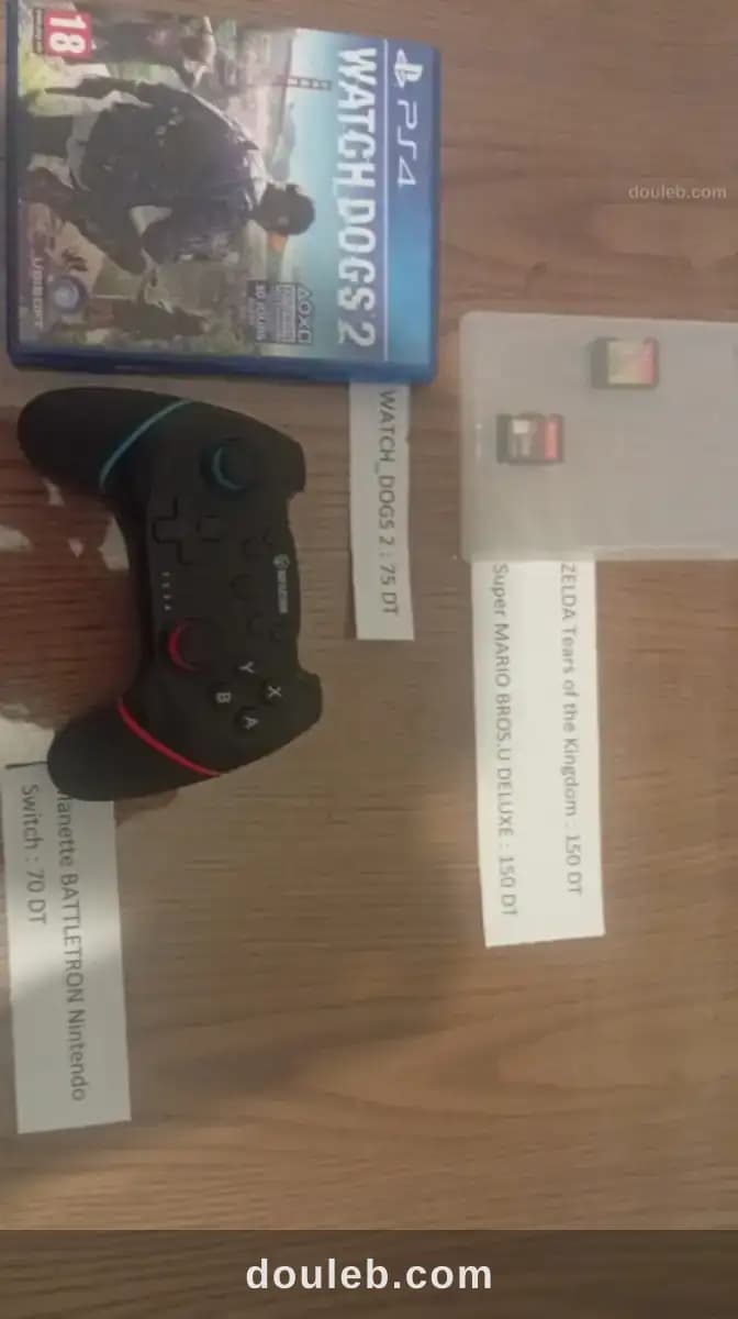 Jeux videos nintendo switch et ps4 à Ariana