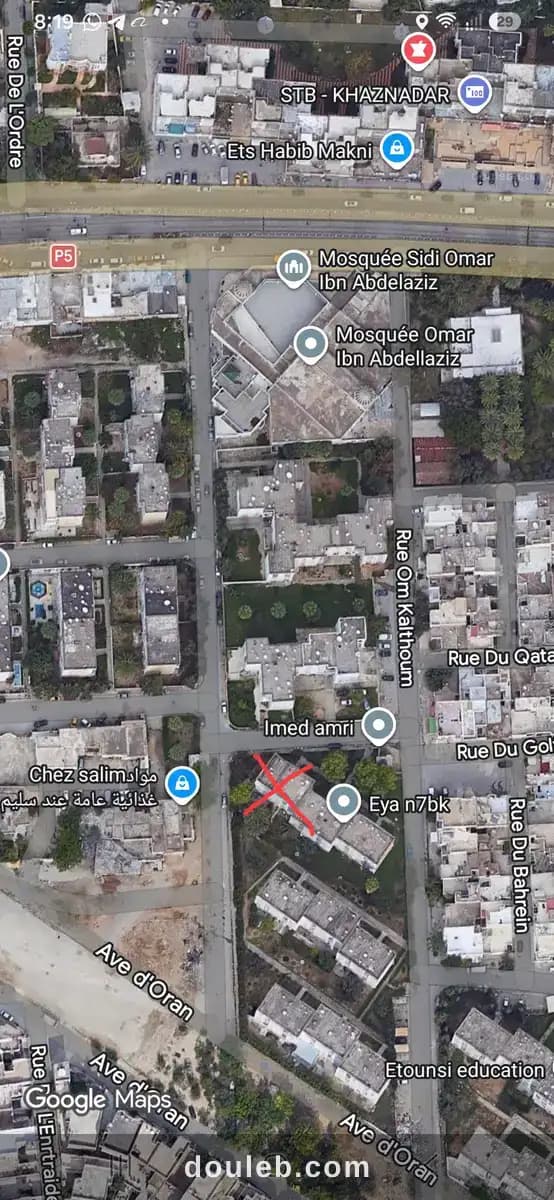 Appartement à khaznadar à Tunis