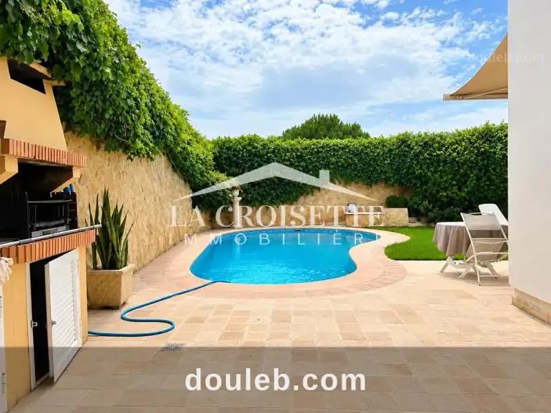 Villa meublée s5 avec piscine à la marsa mvl0421 - Miniature 2