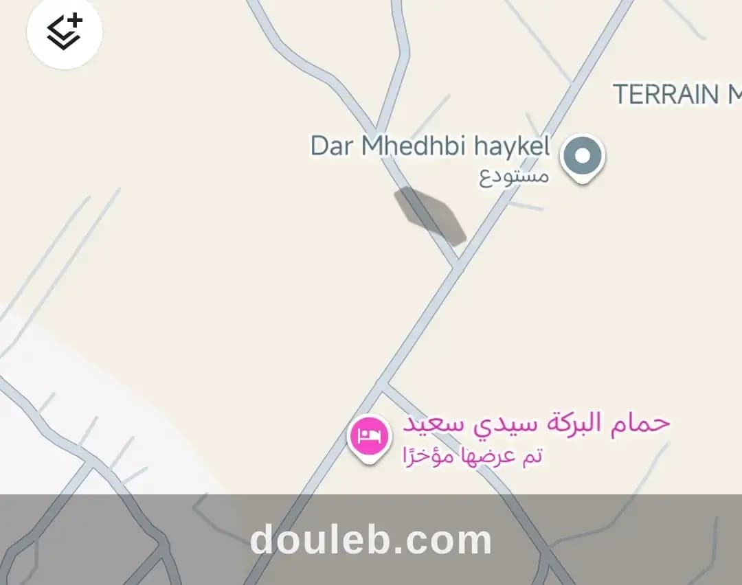 Terrain de 1100 m2 à Sousse