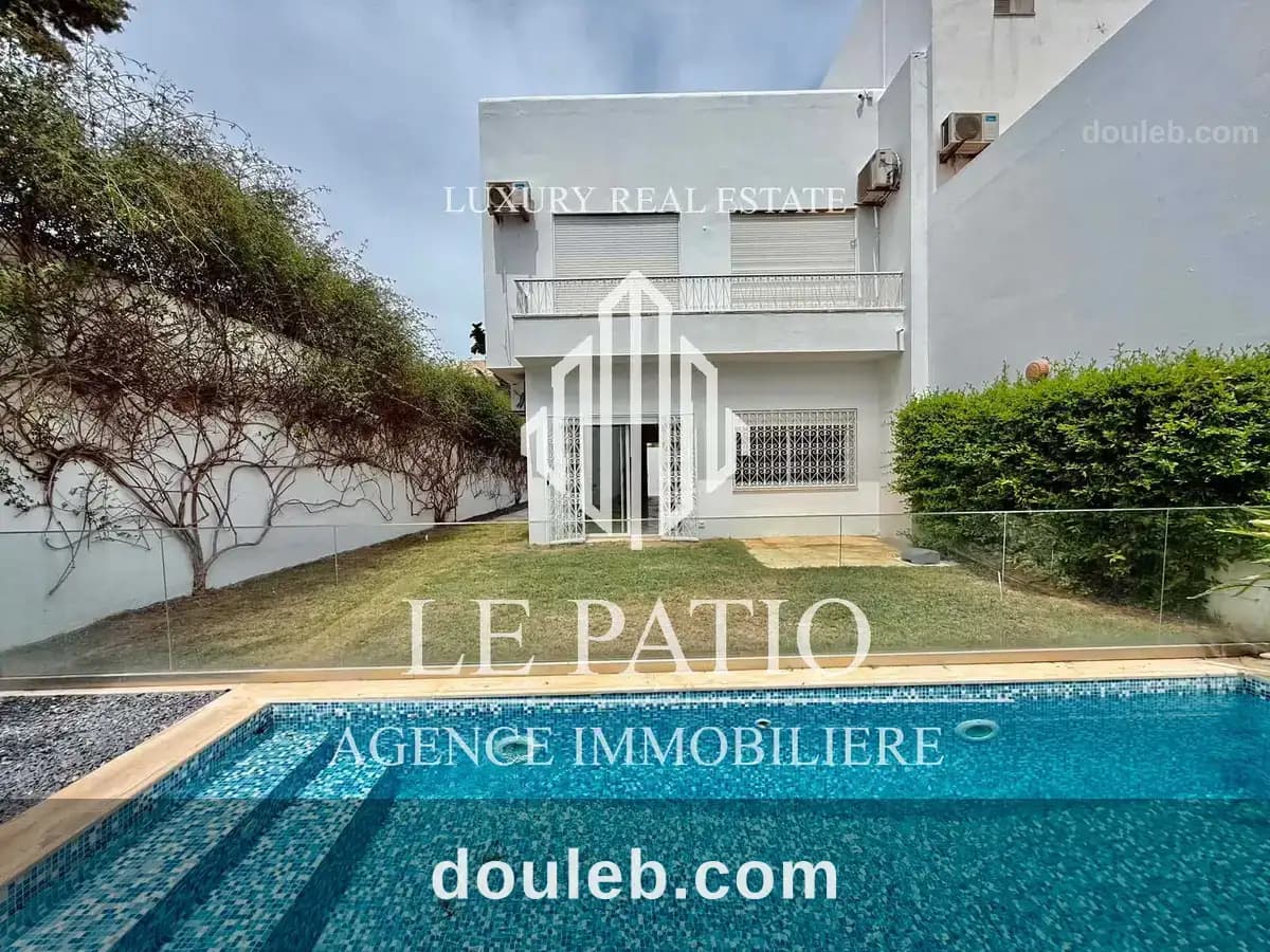 Villa s3 avec jardin et piscine a gammarth - Photo 1