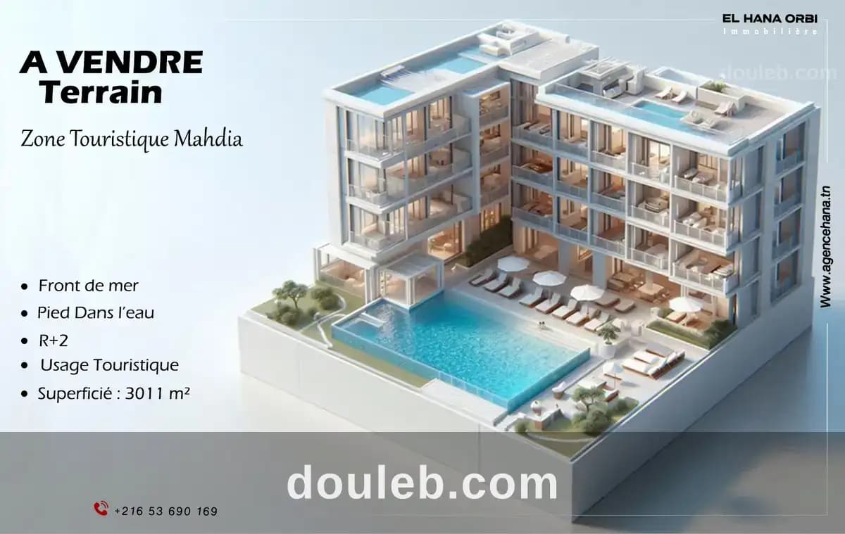 Terrain r2 front de mer touristique pour hôtel - Photo 1