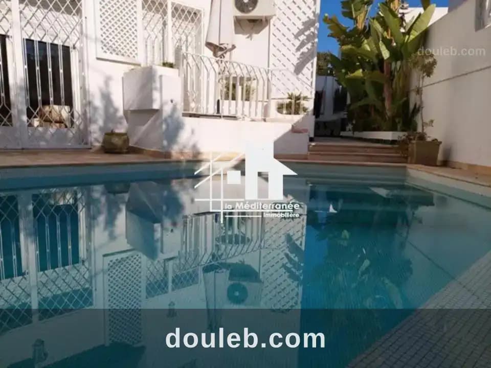 Villa meublé avec piscine à la marsa cité les pins - Photo 1