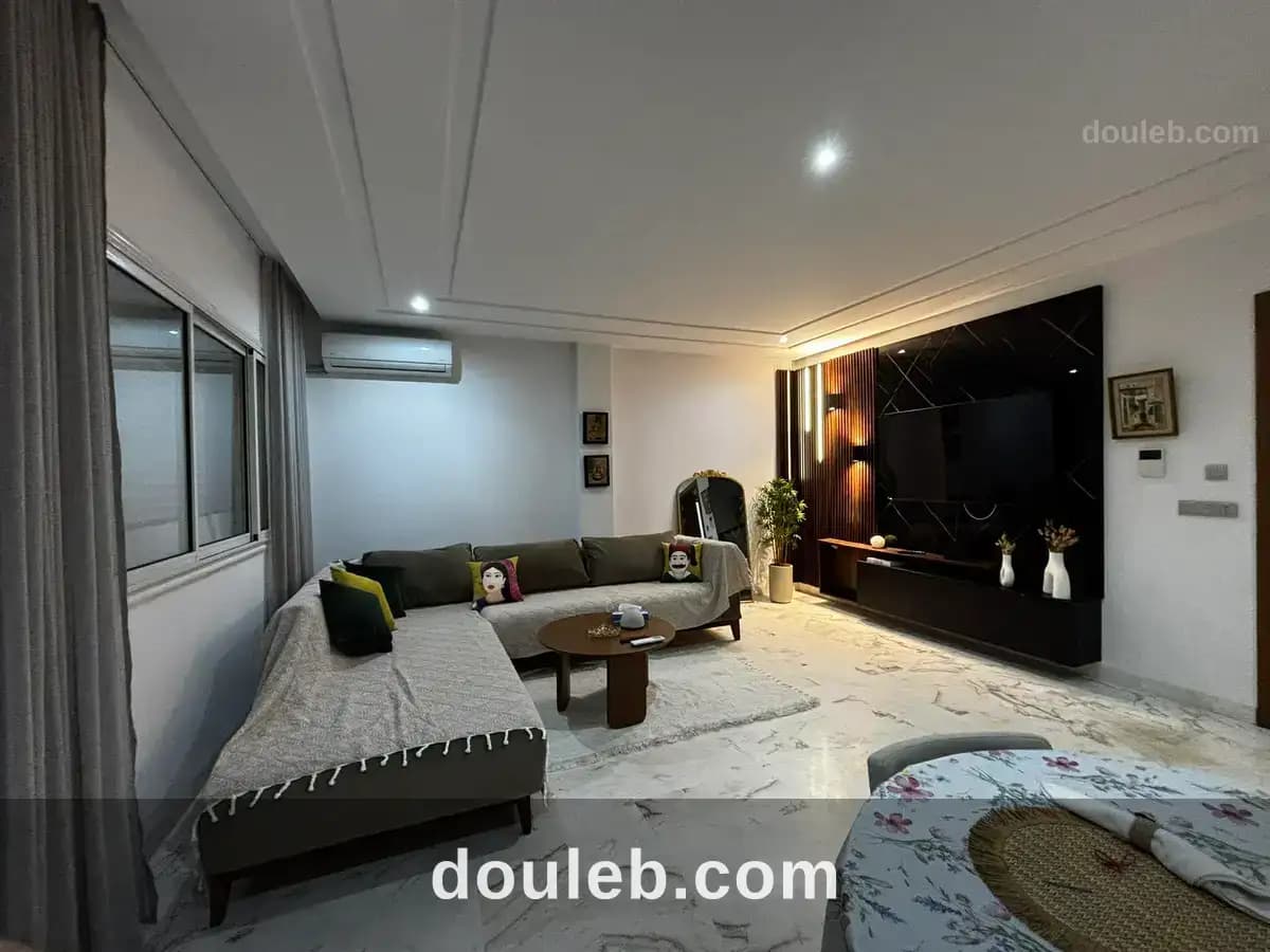 Appartement s2 meublé haut standing à la soukra - Photo 1
