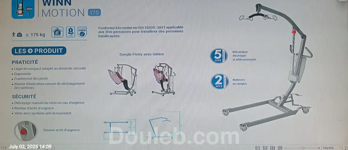 Transfert déplacement des personnes handicapées - Miniature 2