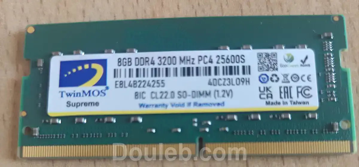 Barette mémoire ram 8go ddr4 pc portable
