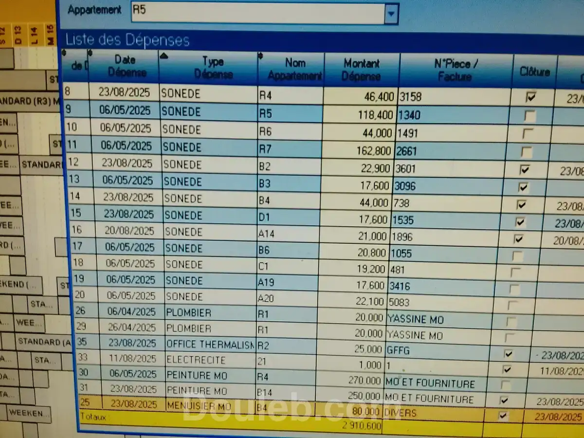 Gestion de réservation appartements de séjours - Miniature 2