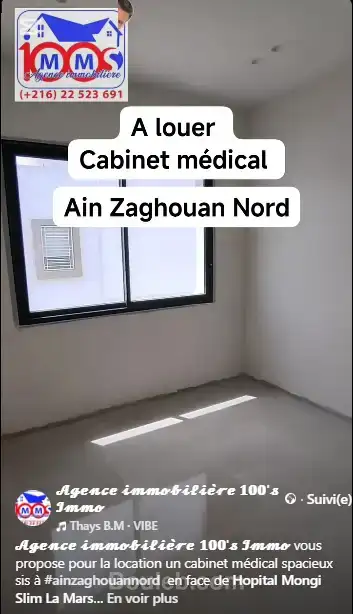 Cabinet à la marsa en face monji slim - Miniature 2