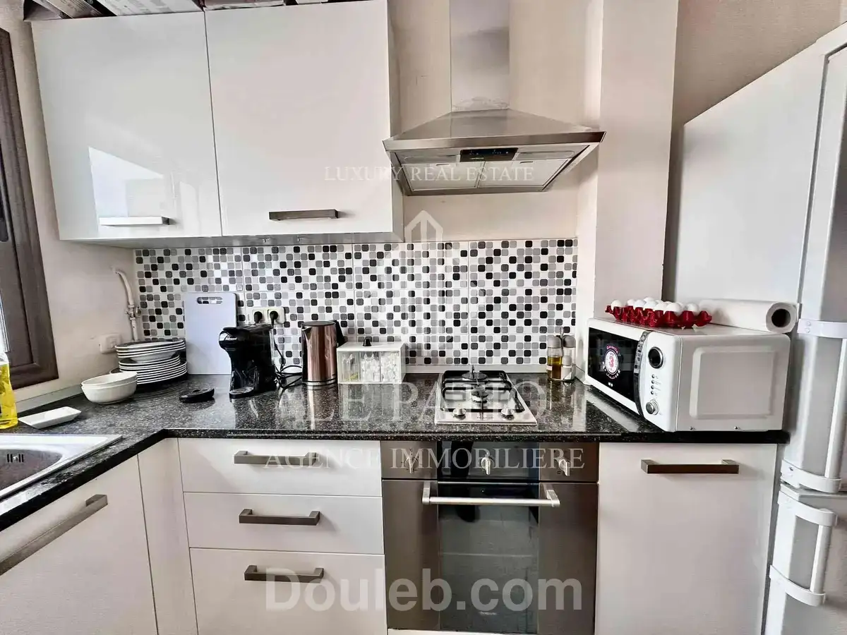 Appartement s1 meuble a la marsa avec terrasse - Miniature 5