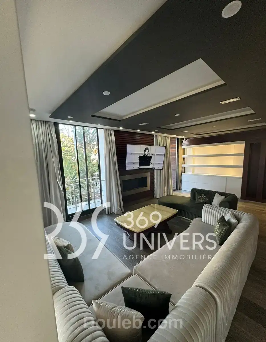 Duplex meublé avec vue sur mer à gammarth - Miniature 2