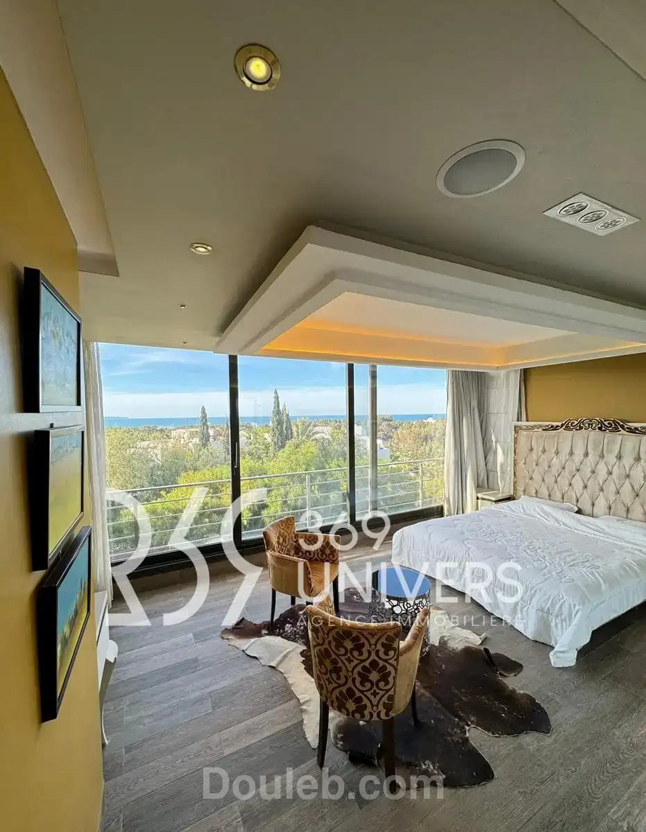 Duplex meublé avec vue sur mer à gammarth - Miniature 3