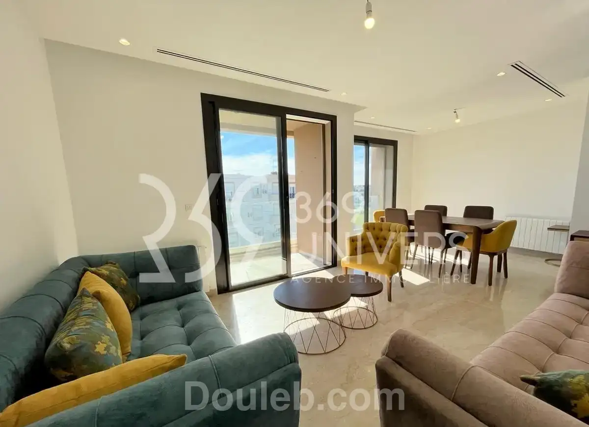 Appartement meublé avec terrasse à la marsa