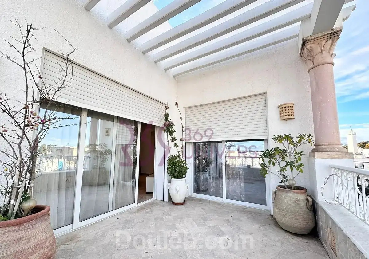 Appartement avec balcon à la marsa ref ra026 - Miniature 2