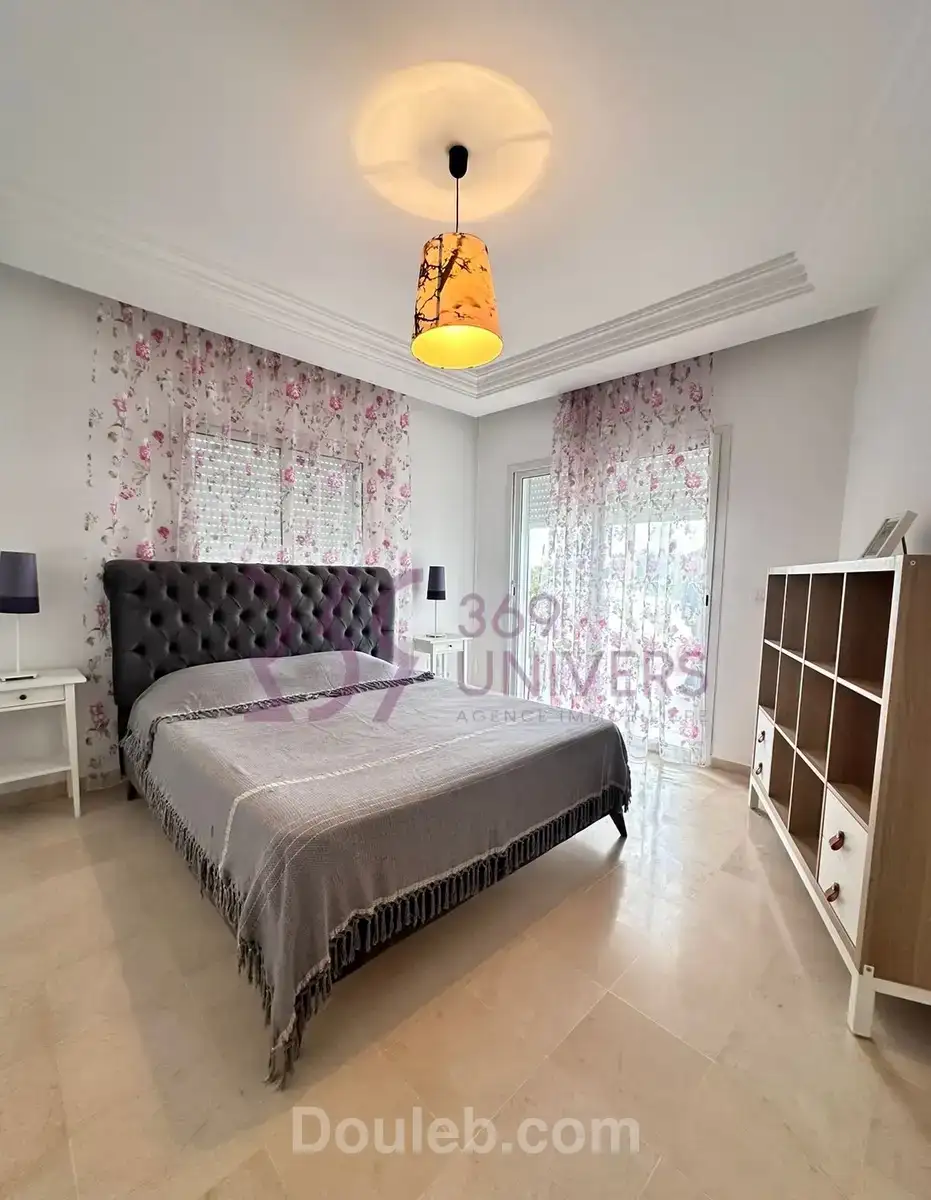 Appartement avec balcon à la marsa ref ra026 - Miniature 3