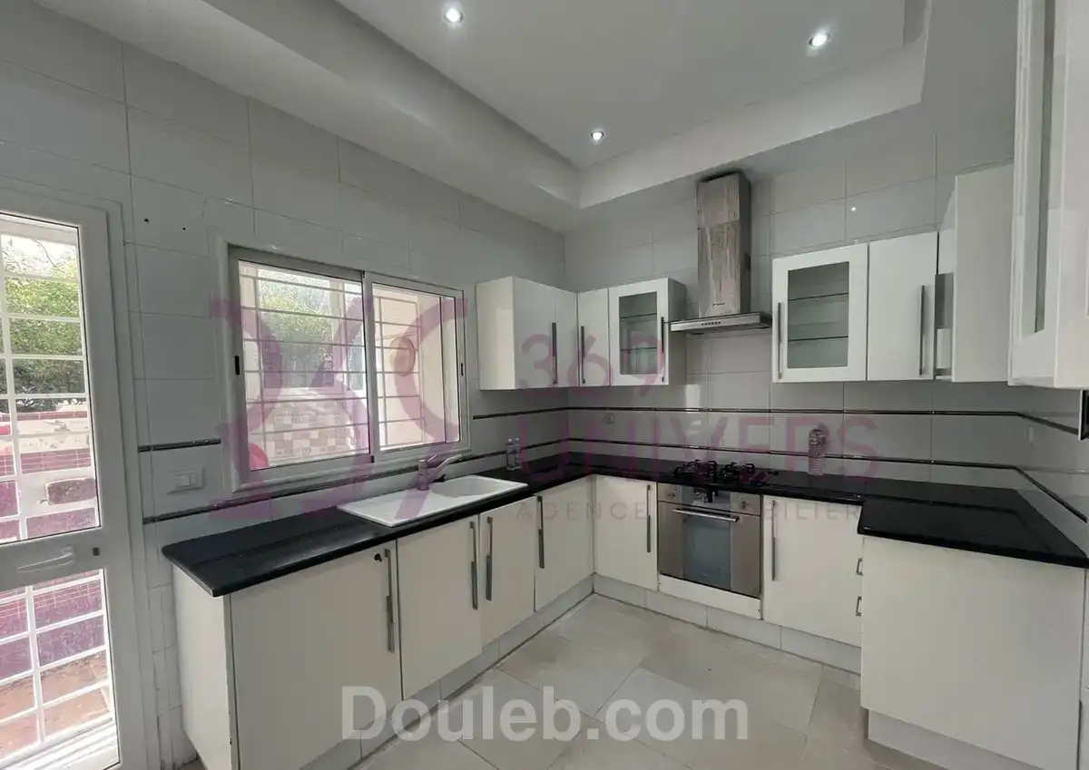 Rdc s3 avec jardin a la marsa ref ra021 - Miniature 4