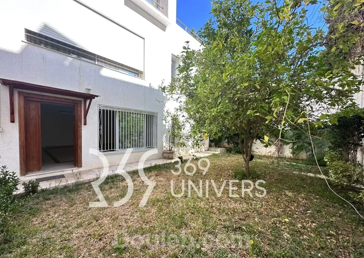 Appartement avec jardin à sidi bousaid ra156
