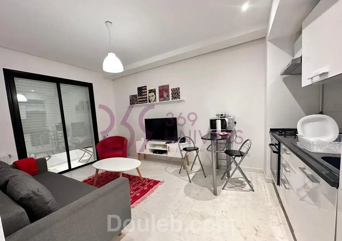 Appartement avec balcon à la marsa ref ra027 - Miniature 4