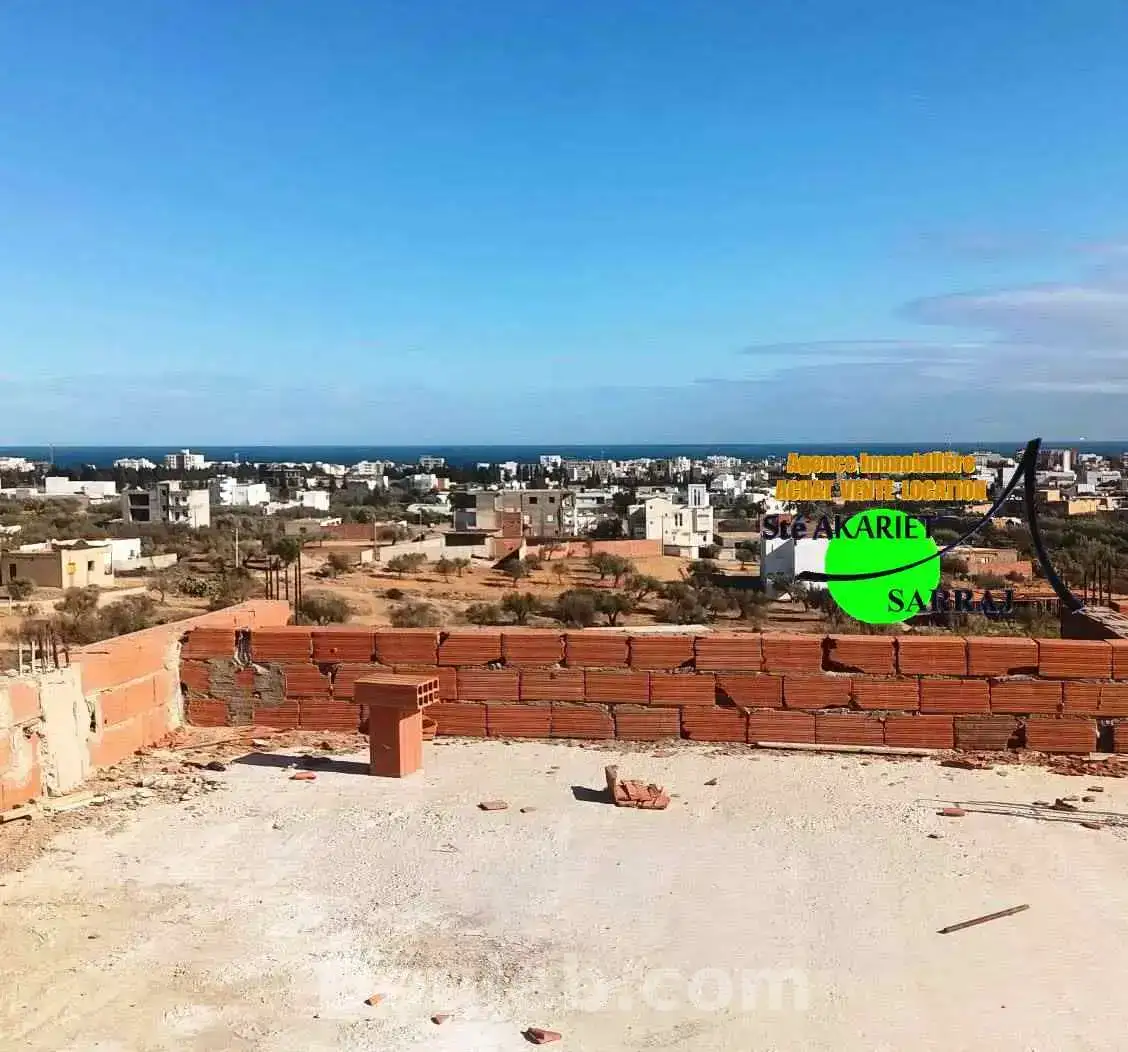 Terrain 349m vue de mer à koussour gharnata - Miniature 3