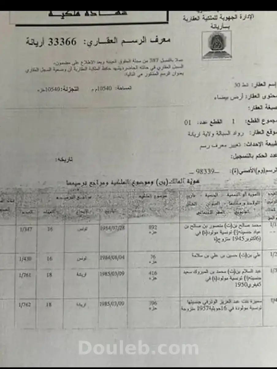 Terrain nu raoued plage - Miniature 2