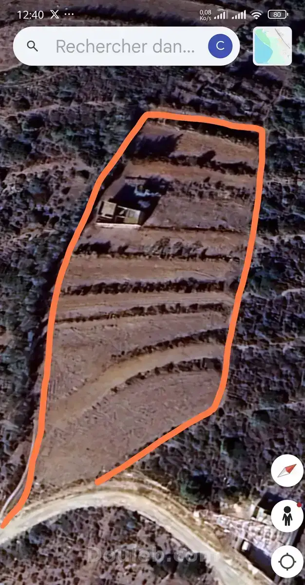 Terrain vue sur mer à rafraf - Miniature 3