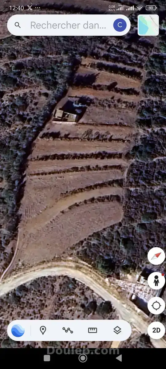 Terrain vue sur mer à rafraf - Miniature 4