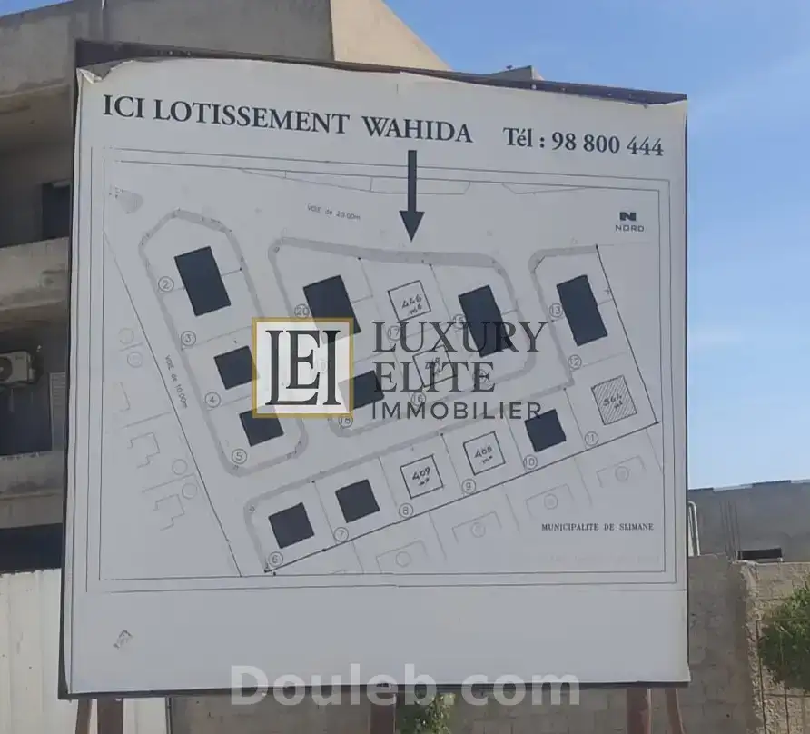 Villa inachevée avec piscine à la plage à soliman - Miniature 2