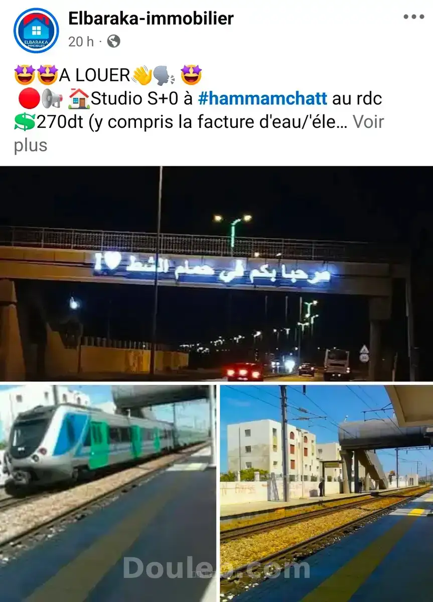 Studio s0 a hammam chatt 270dt - Miniature 2