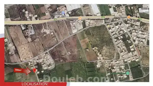 Terrain de 500 m2 à 200 dt le m2 - Miniature 3