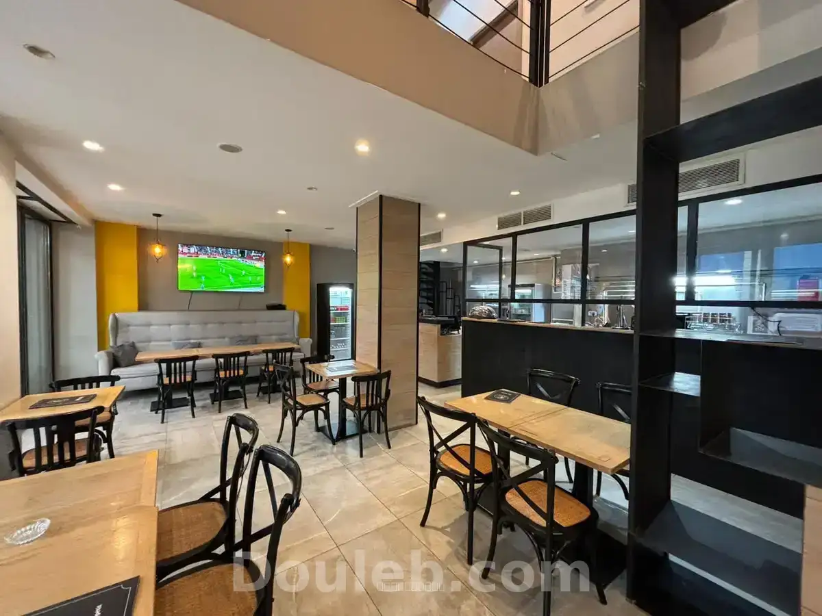 Fond cafe restaurant salon de the lac 1 - Miniature 2