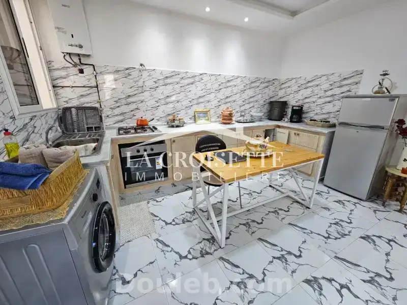 Appartement s1 meublé à la marsa zal2148 - Miniature 2