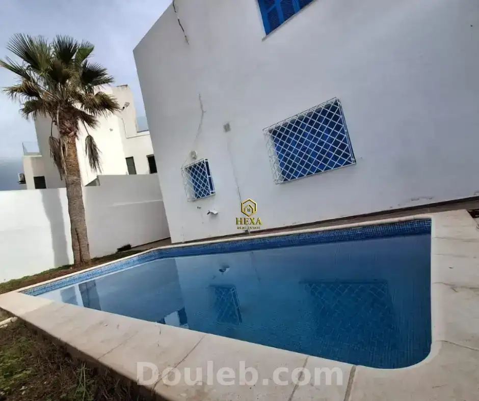 Villa s5 à la marsa avec piscine et jardin - Miniature 5