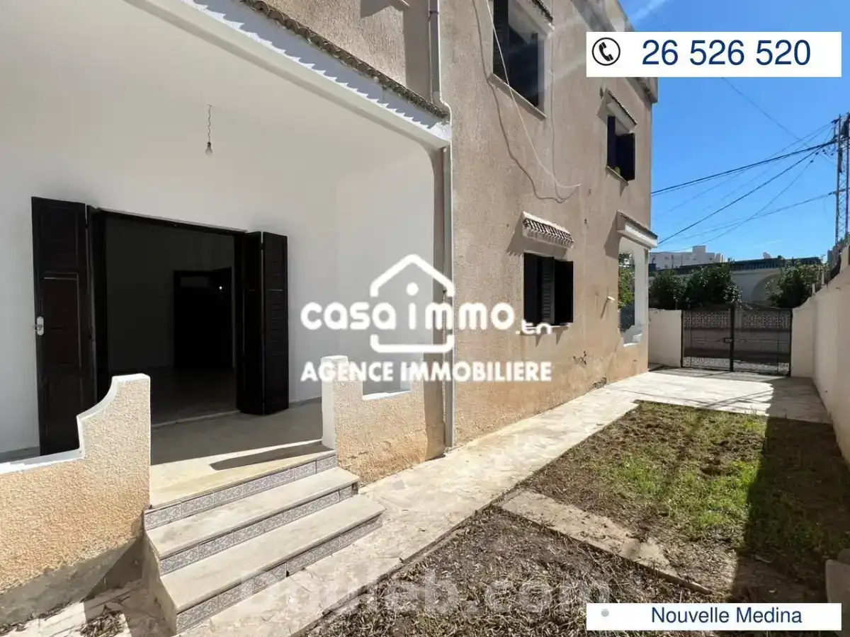 Etage rdc s3 à nouvelle médina 3 - Miniature 2