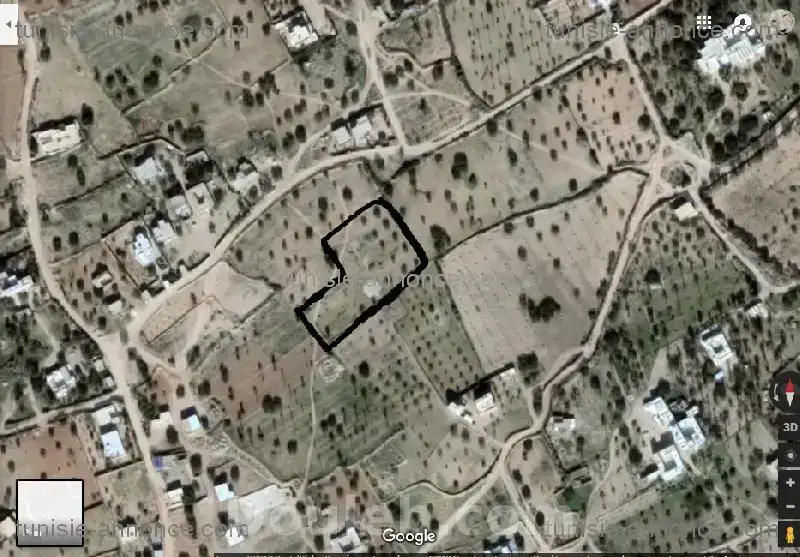 Joli lot à ouled amor sur une route goudronnée - Photo 1