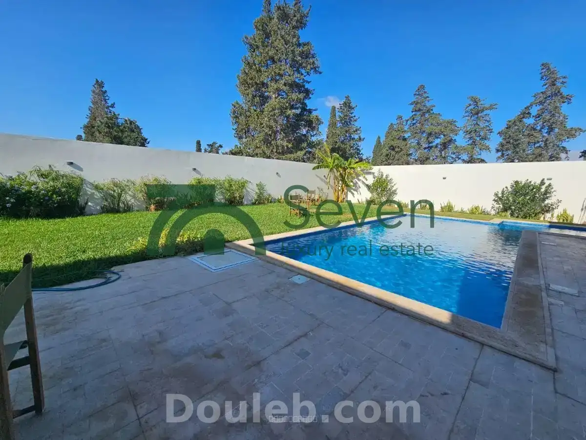 Villa meublée avec piscine à la soukra ref 21a - Miniature 2