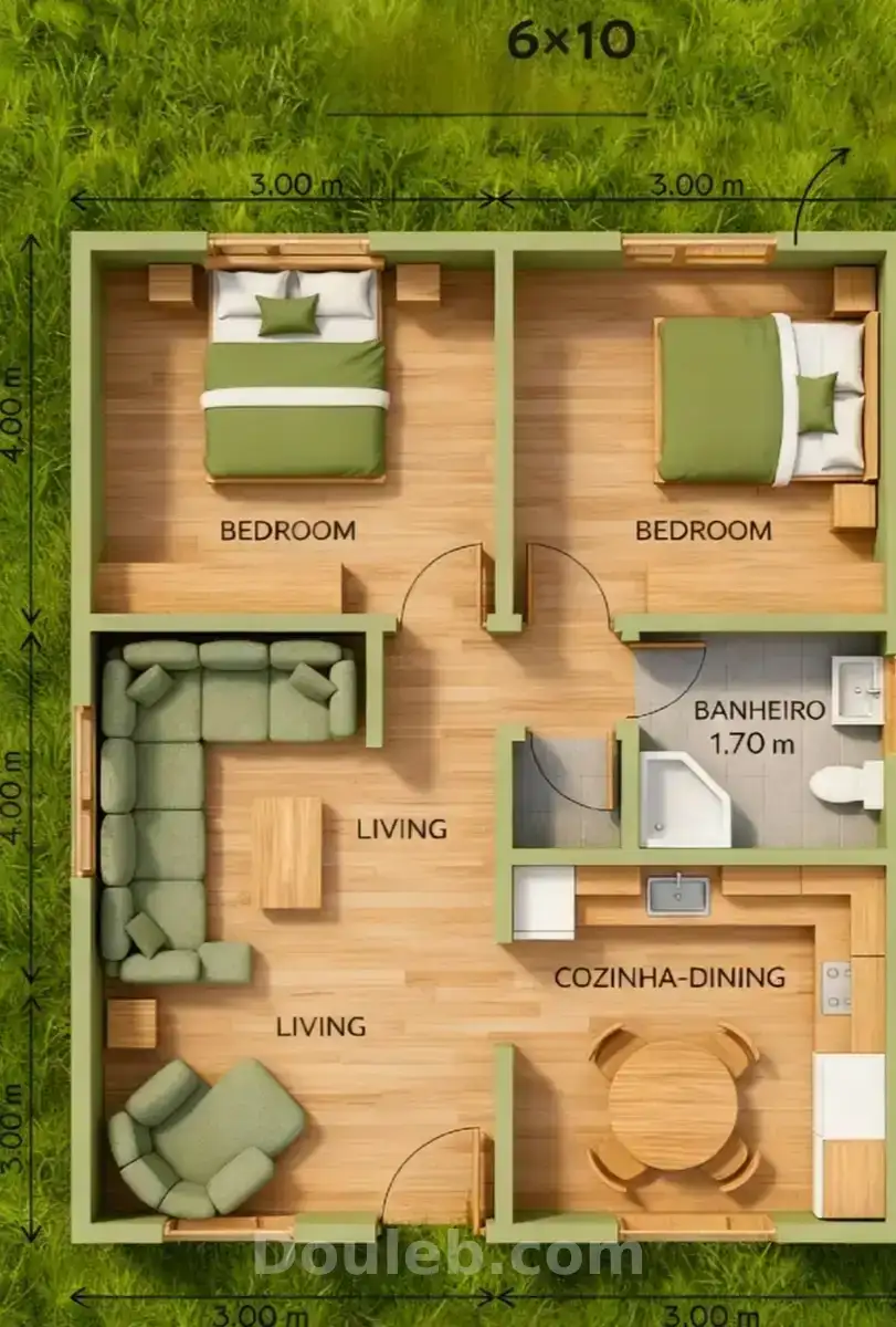 Terrain agricole 5000 m avec une petite maison - Miniature 5