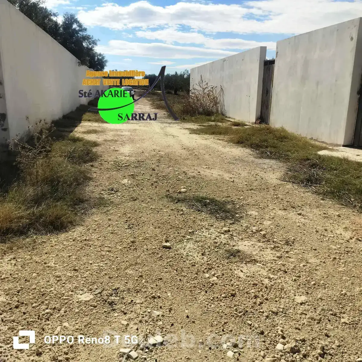 Très bon offre terrain clôturé 1000m à rmila - Miniature 5