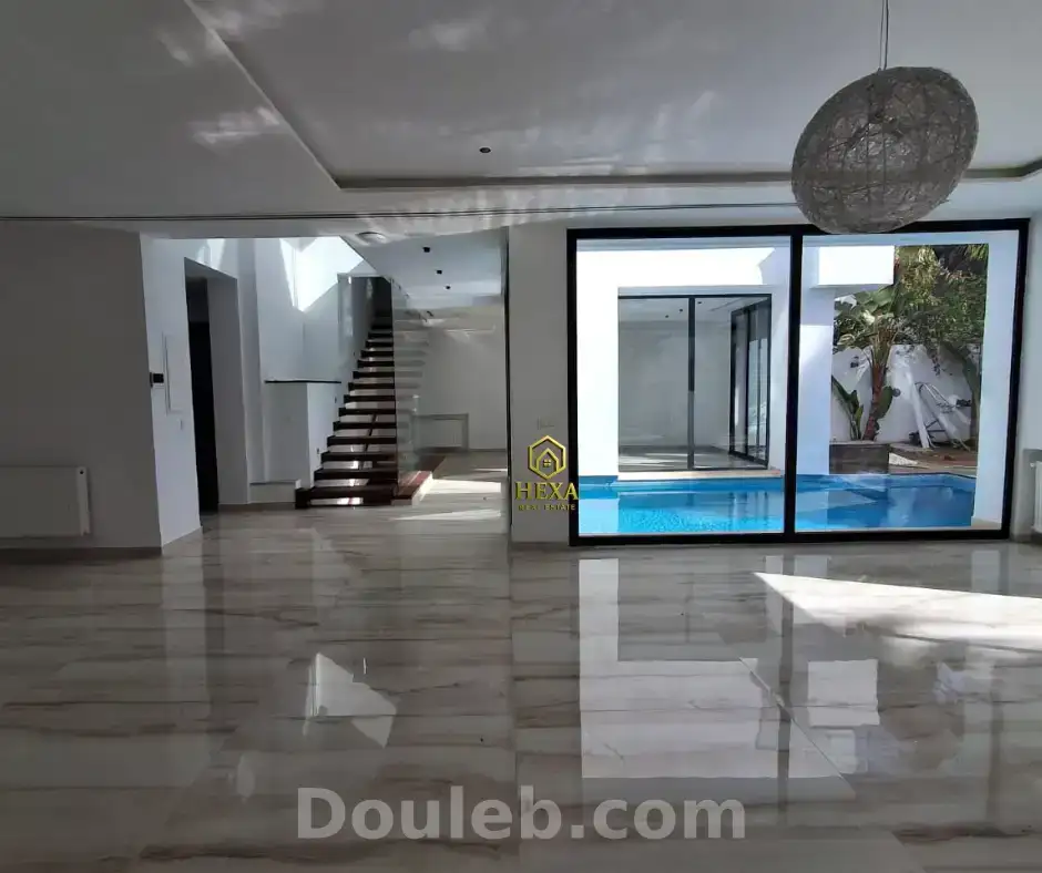 Villa s4 àla marsa avec piscine et jardin en suite - Miniature 3